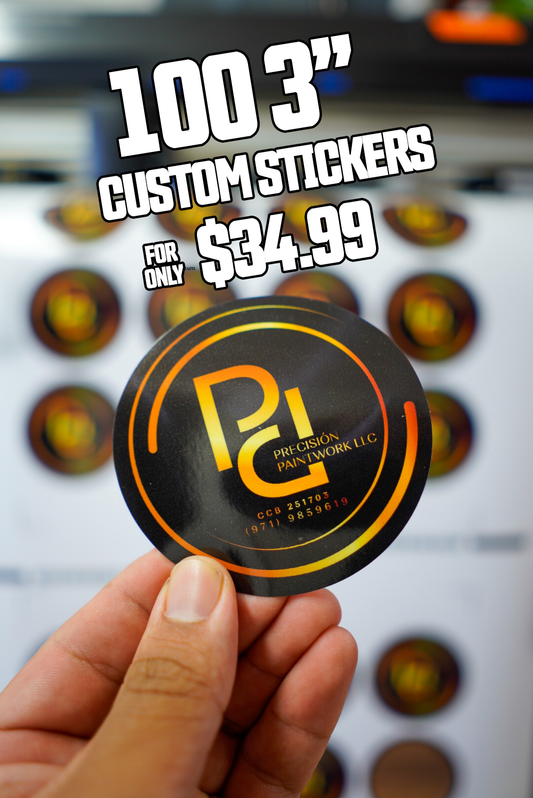 100 3" Sticker Special