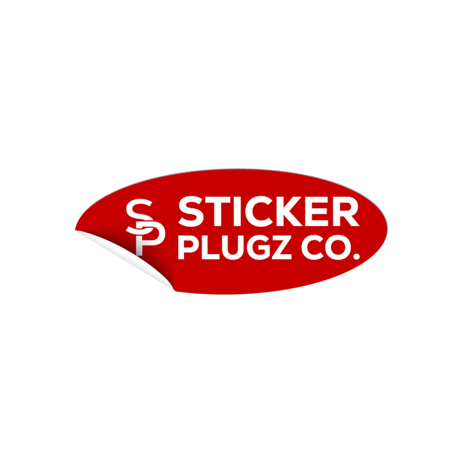 Oval Sticker – Sticker Plugz Co.